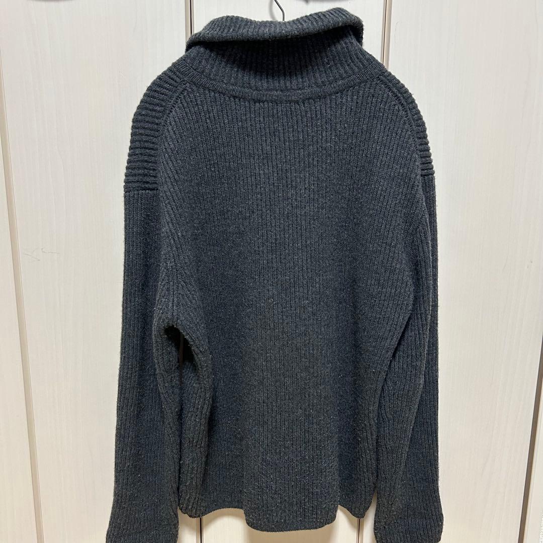 Acne Studios ダークグレー ハーフジップ　ニット