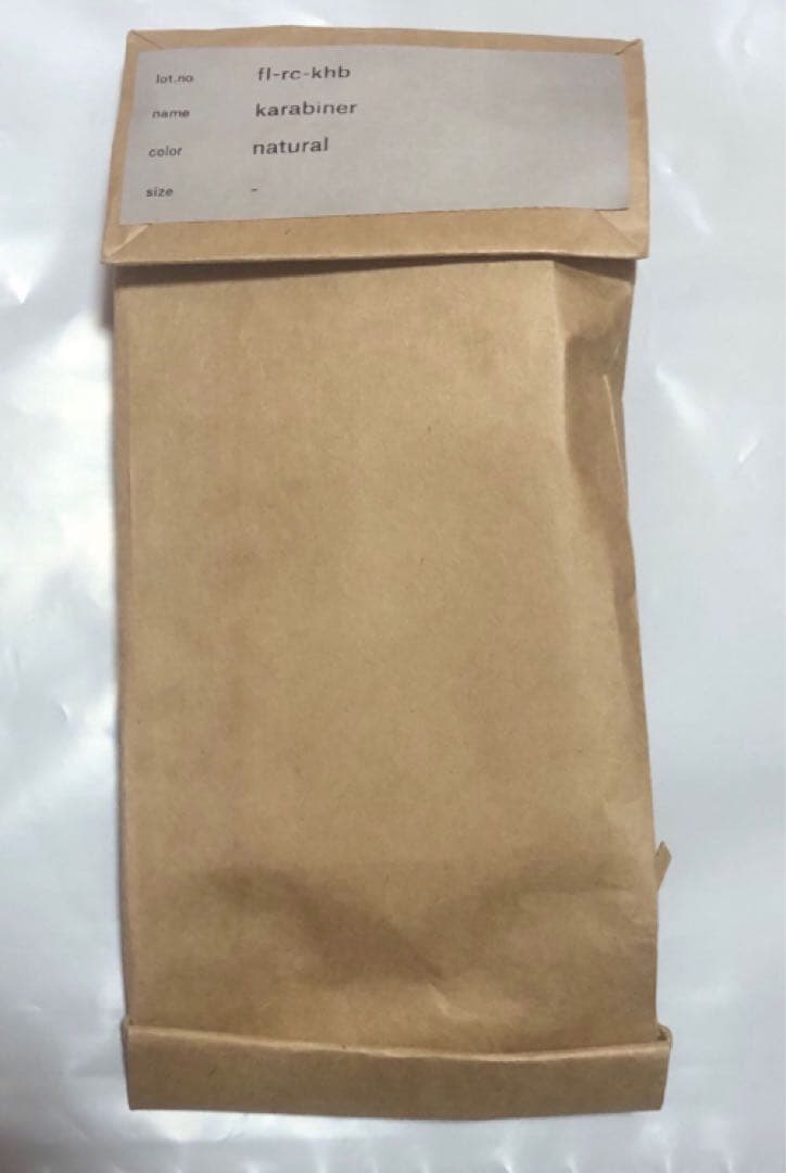 【新品未開封】エンダースキーマ Hender Scheme カラビナ　ナチュラル