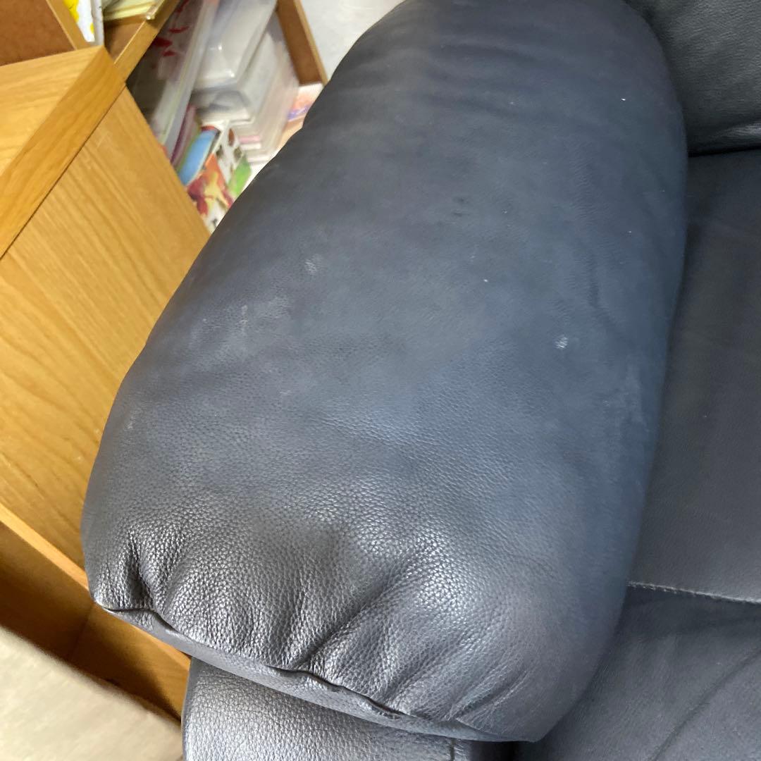 ニトリ電動リクライニングソファ 1人掛け　ブラック