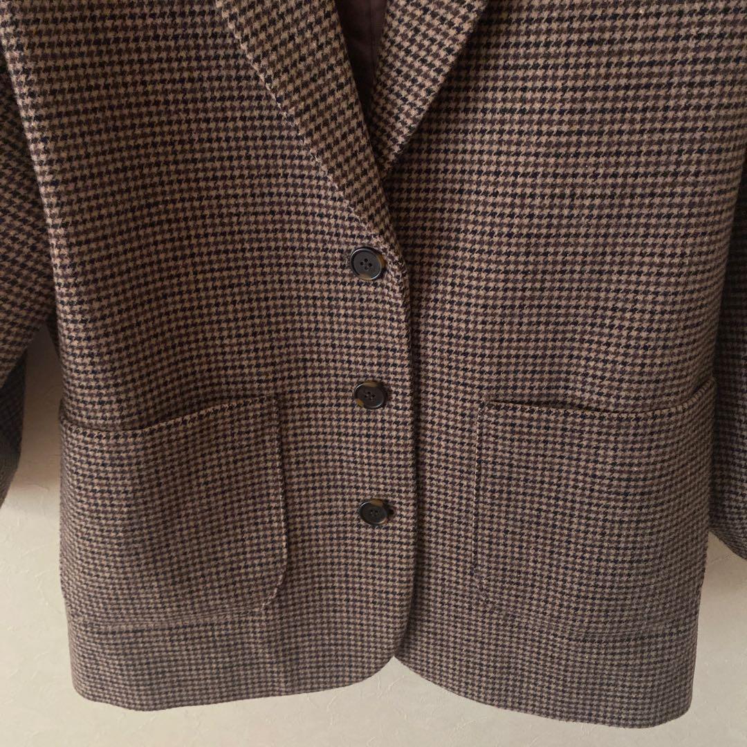 ジャケット・アウター Eaphi WOOL LIKE CHECK JACKET