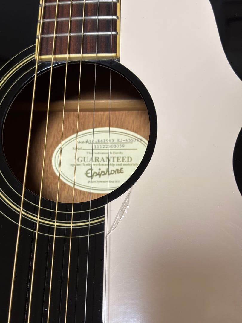 美品❗️Epiphone エピフォンLtd.Ed1963EJ-45S/EB調整済‼️