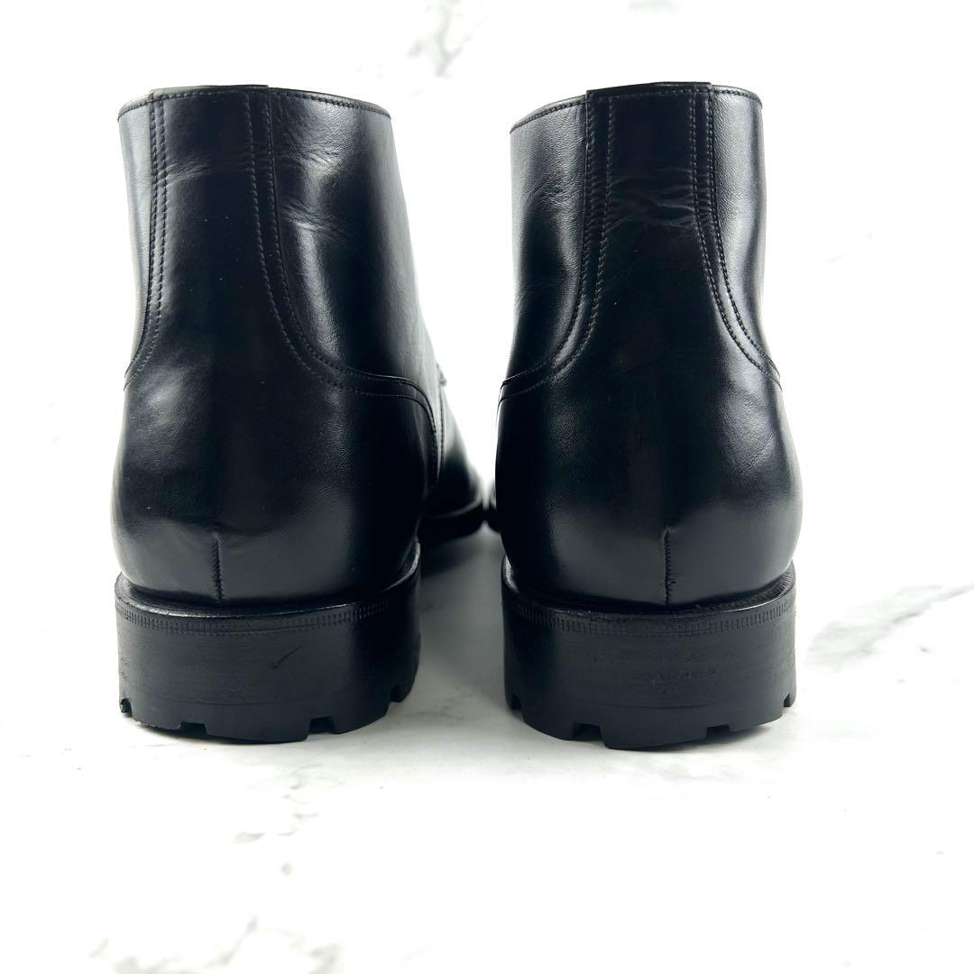 最終値下げ YANKO アトランタブーツ Uチップ 104032 黒 25.5