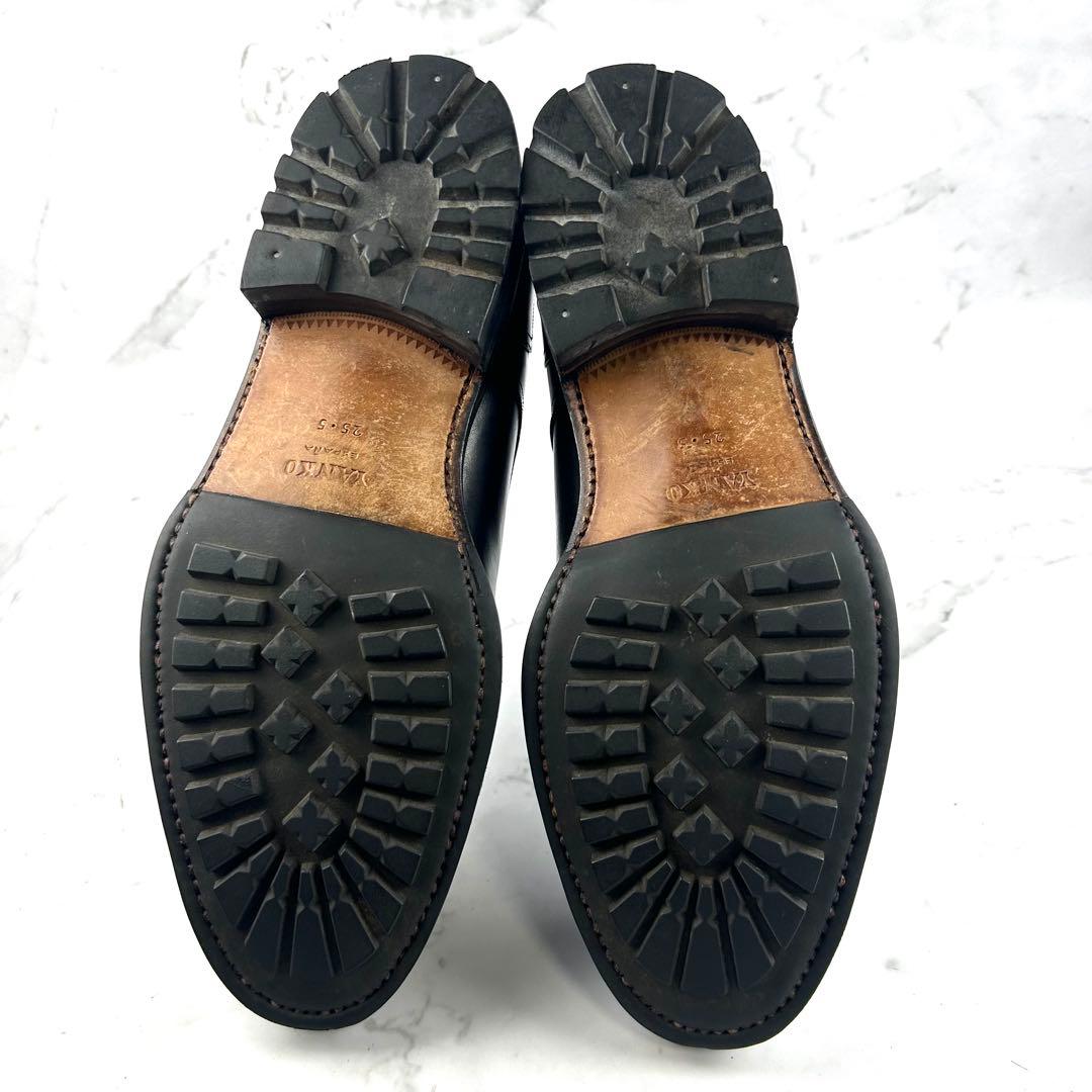 最終値下げ YANKO アトランタブーツ Uチップ 104032 黒 25.5