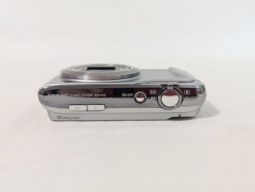 CASIO EXILM EX-H10 コンパクトデジタルカメラ シルバー