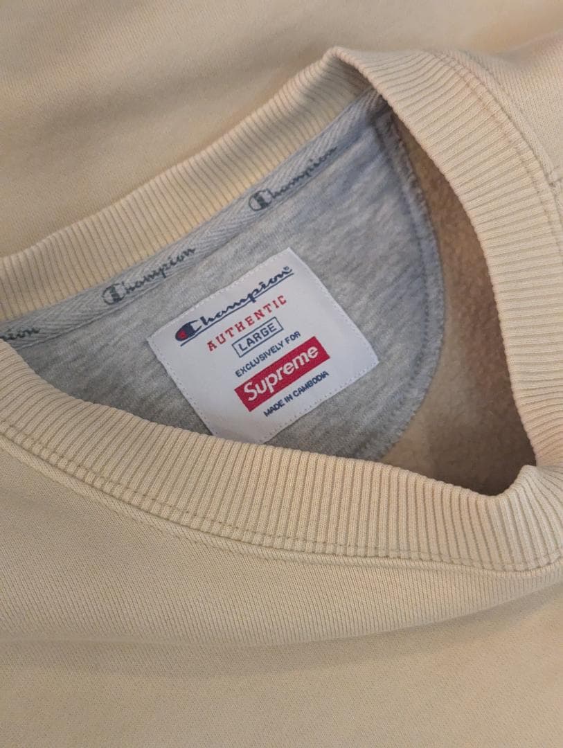 Supreme Champion Chrome Crewneck スウェット L