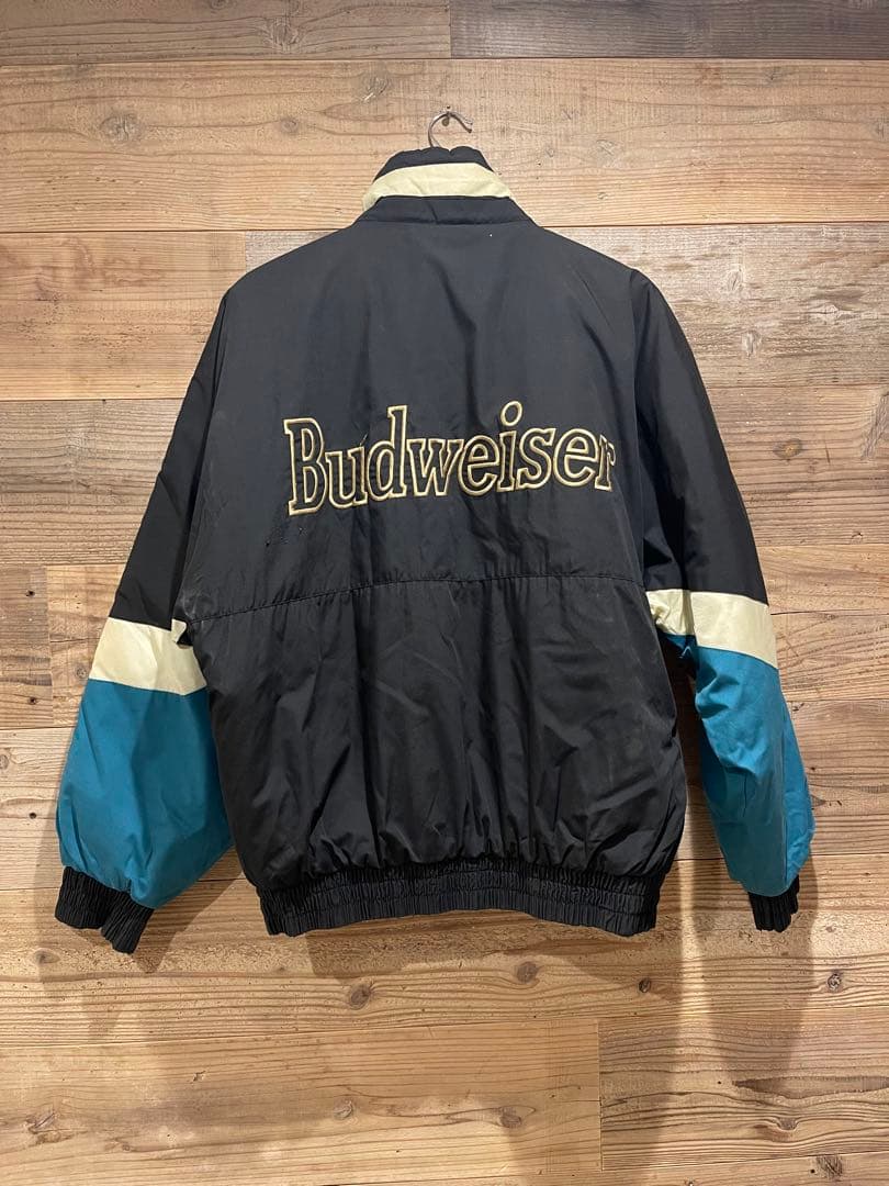 激レア vintage Bedweiserバドワイザー ナイロンジャケット XL