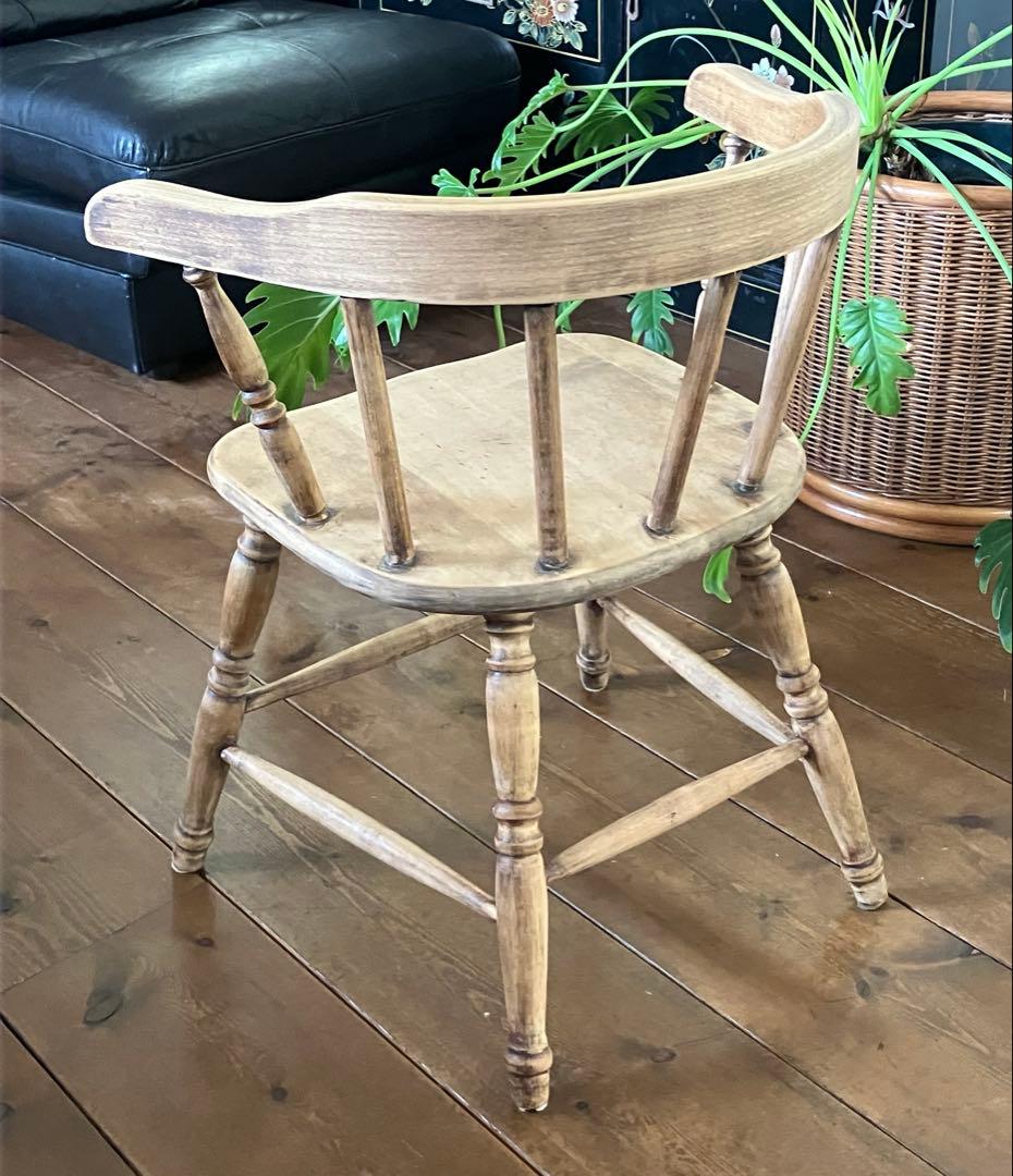 チャイルドチェア 子供椅子 ウィンザーチェア 中古家具 ナチュラルウッド