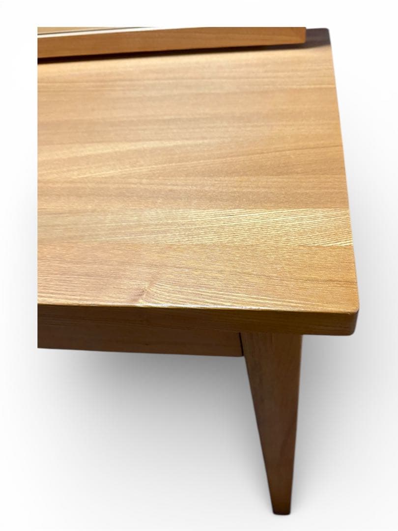 【無印良品】ドレッサーテーブル 天然木タモ材 鏡付き シンプルデザイン