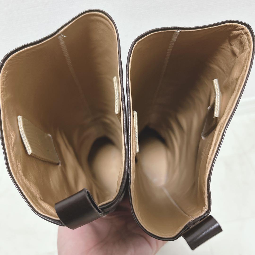 APC アーペーセー　ロングブーツ　子牛革　レザー 25cm