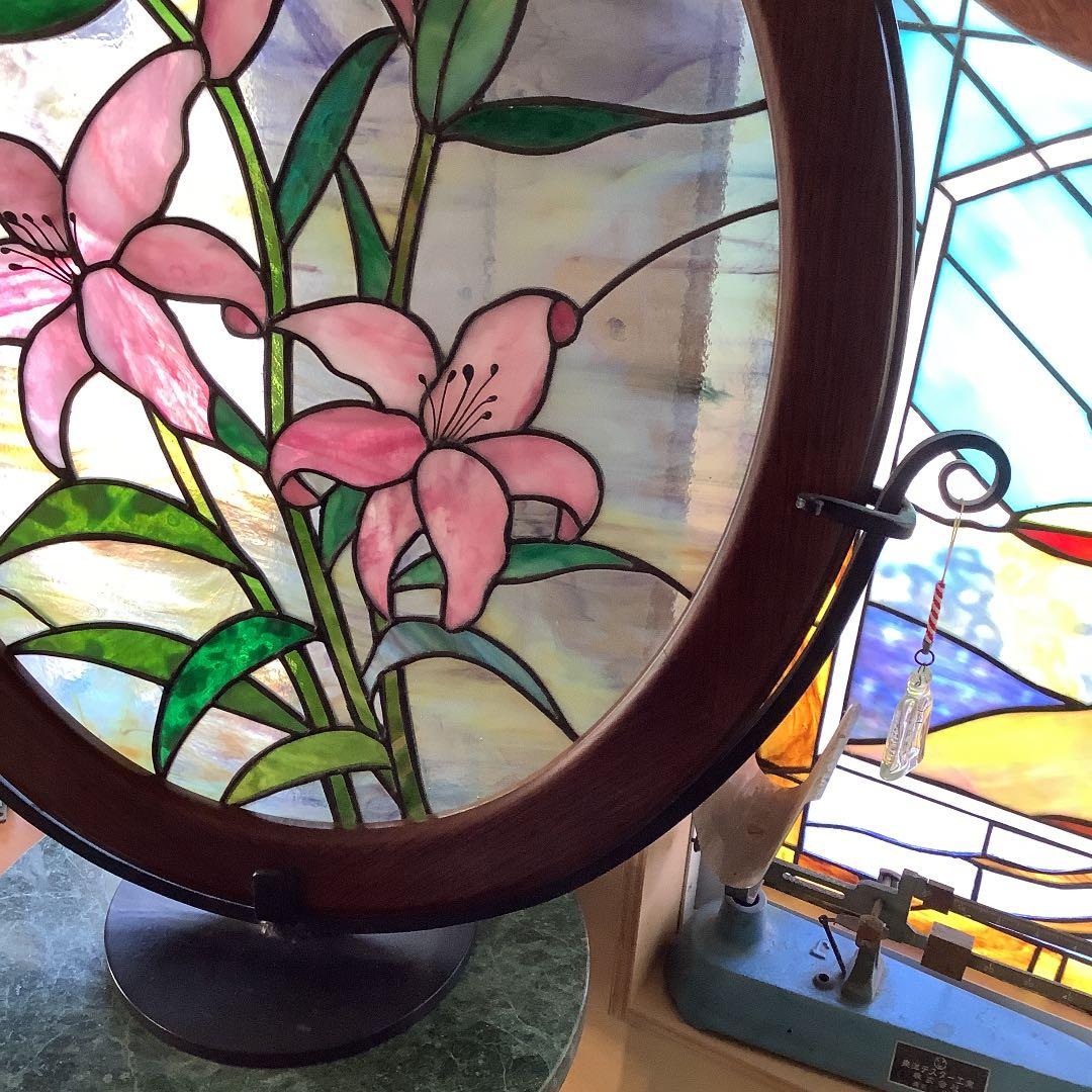 ステンドグラス　カサブランカ(ゆりの花　(299)
