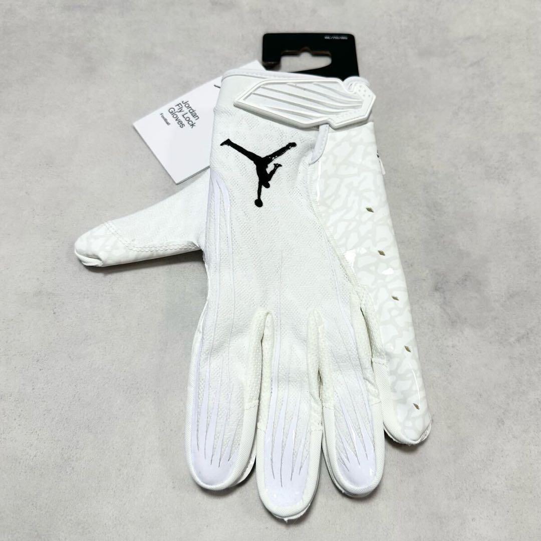 ナイキ 2XL ジョーダン グローブ 手袋 海外限定 アメフト ラグビー 白