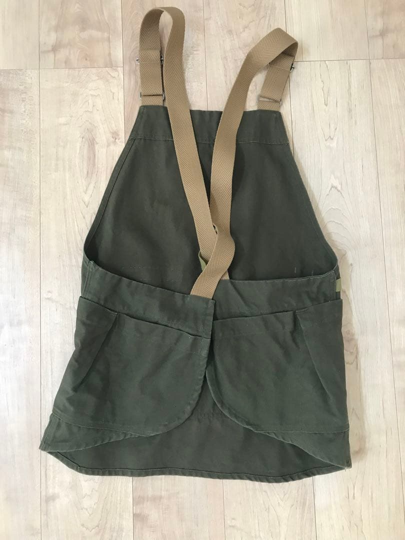 BiB エプロン　ワークエプロン　キャンプ　ボタナイズ