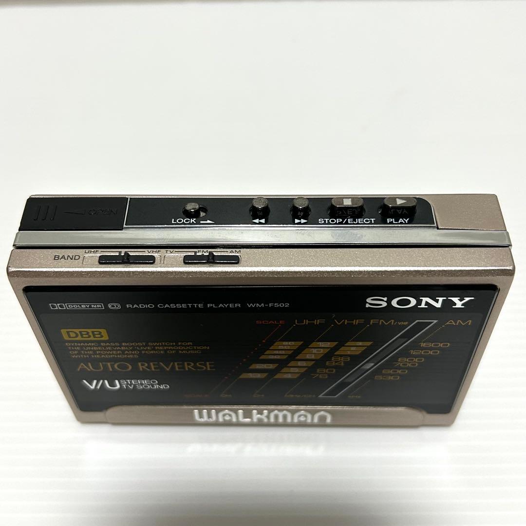 【希少】 SONY WALKMAN ラジオ カセットウォークマン WM-F502