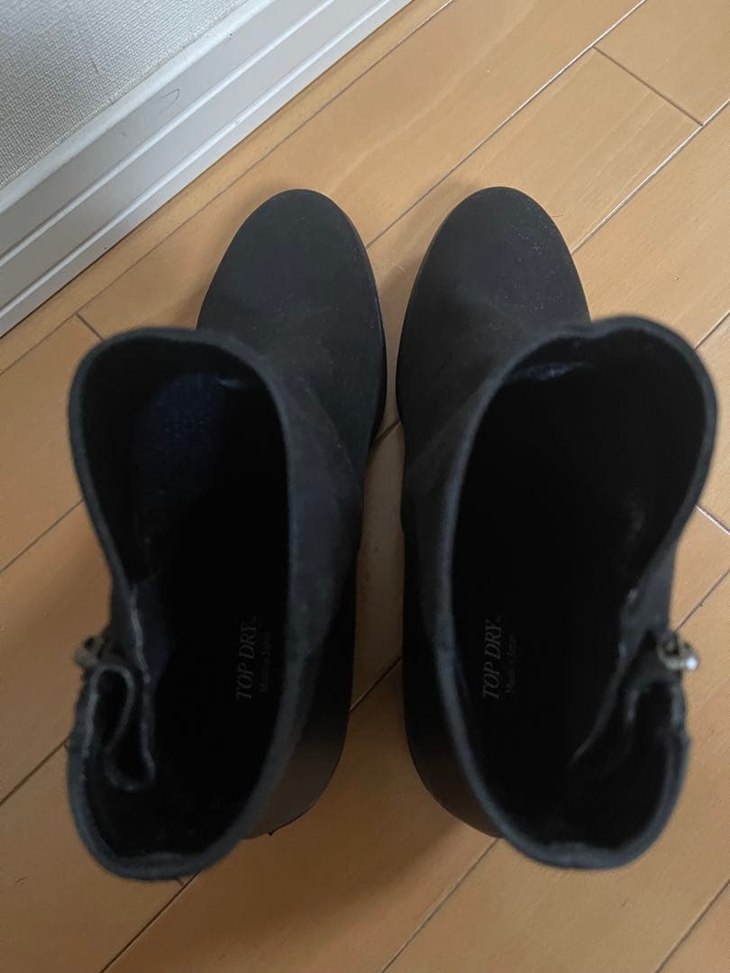 アサヒトップドライ　レインブーツ　25.0cmEEE ブラック　レディース