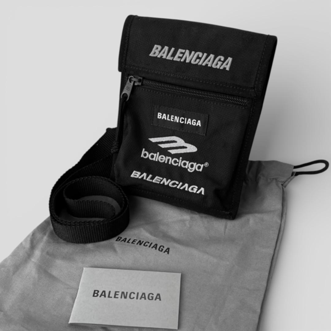 美品 バレンシアガ エクスプローラー ショルダーバッグ ポーチ ブラック