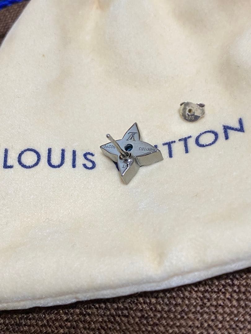 ルイヴィトン ピアス ブックル・LVイニシャル M80183 メタル