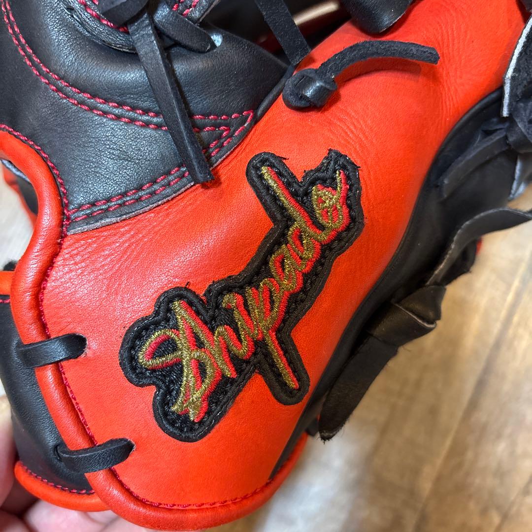 S h i pado赤黒 硬式グローブ