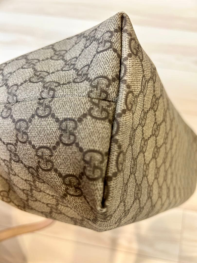 正規品・廃盤 GUCCIグッチトートバッグ GGスプリーム ピンク 肩掛け