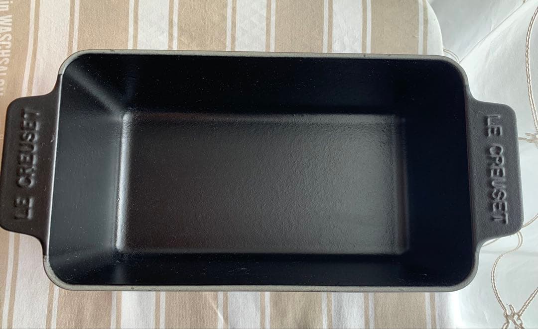 LE CREUSET 黒 長方形 グリルパン