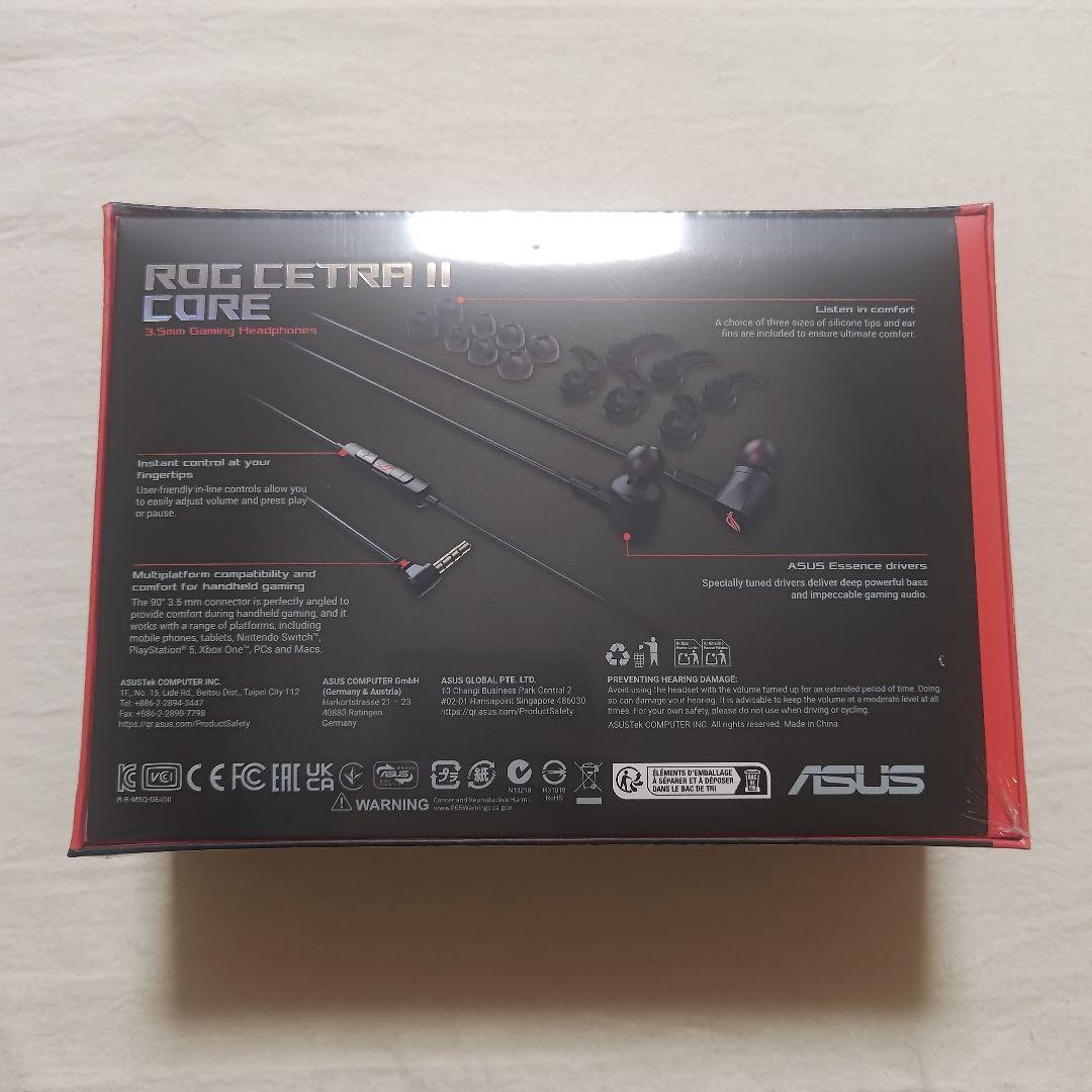イヤホン ASUS ROG Cetra II Core