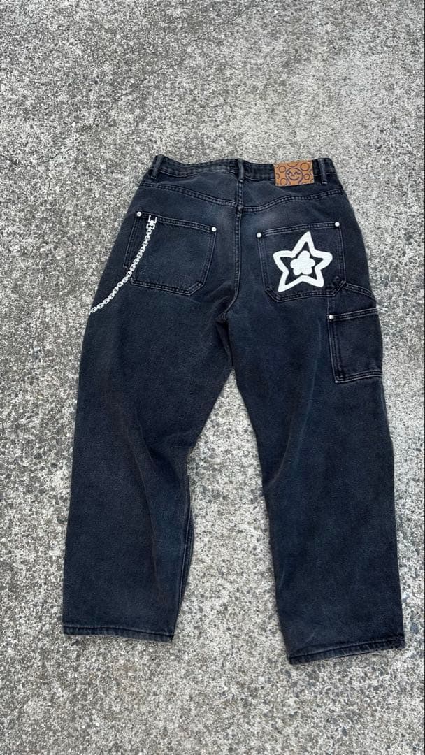 starteam ブラックデニム スターチーム 30