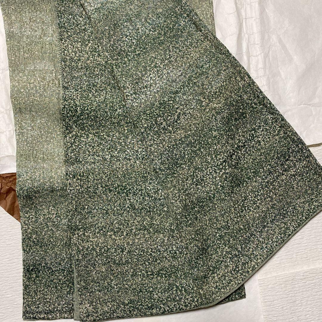 入学式　お買得　高級　作家者一つ紋訪問着　落款あり