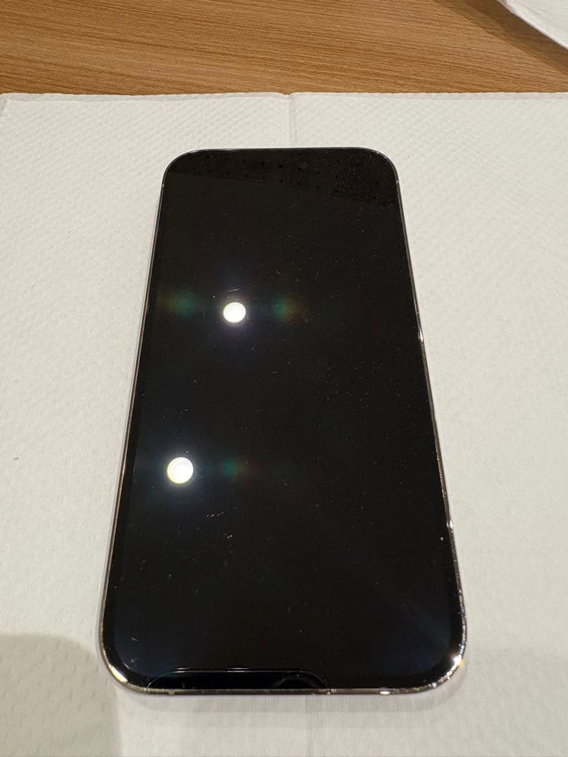 背面割れ iPhone 14 Pro 128GB ゴールド 本体