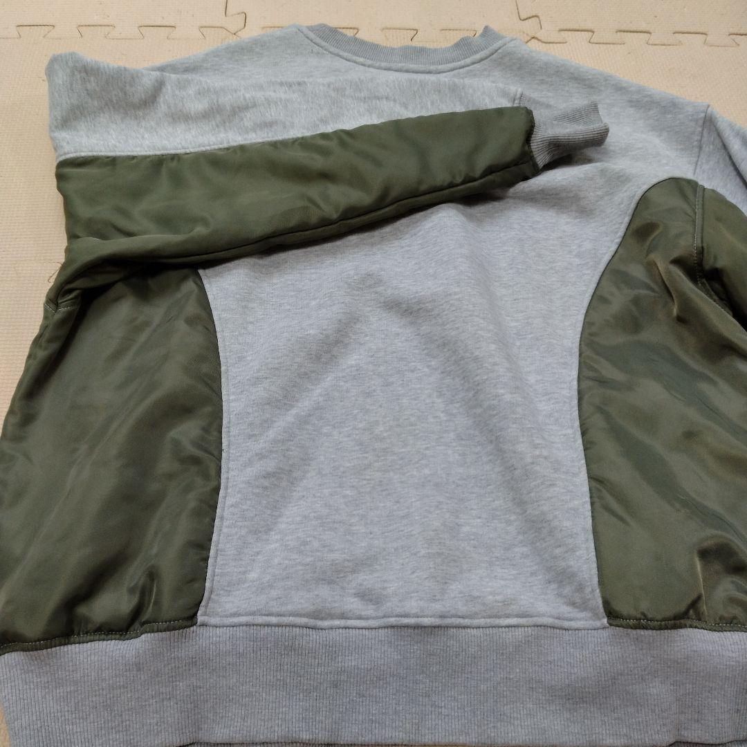 chuclla チュクラ 異素材パネルデザイン 2トーン プルオーバー