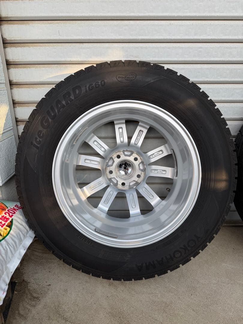 スタッドレス バリ溝 ヨコハマ アイスガード ホイールセット 4本 美品
