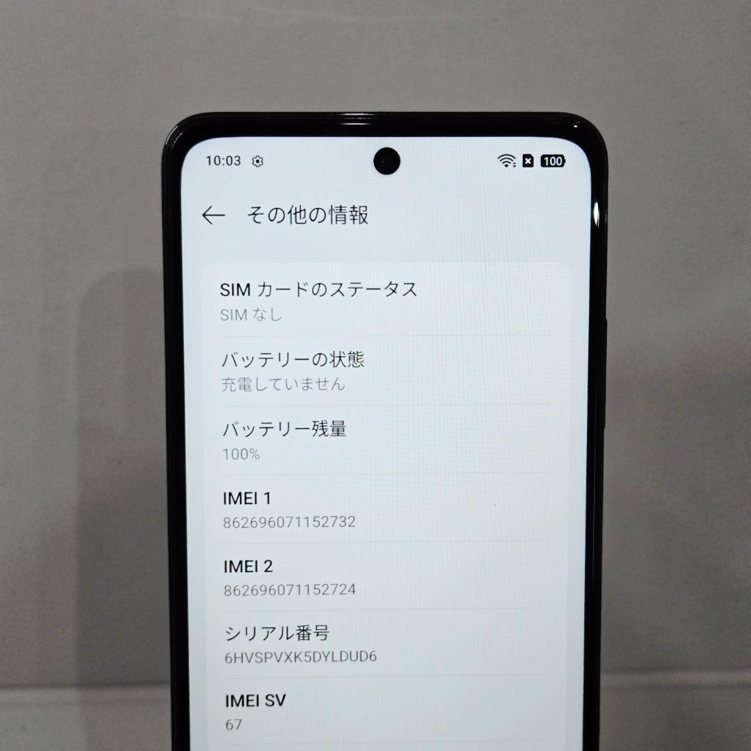 01 OPPO A3 5G ブラック SIMフリー 美品