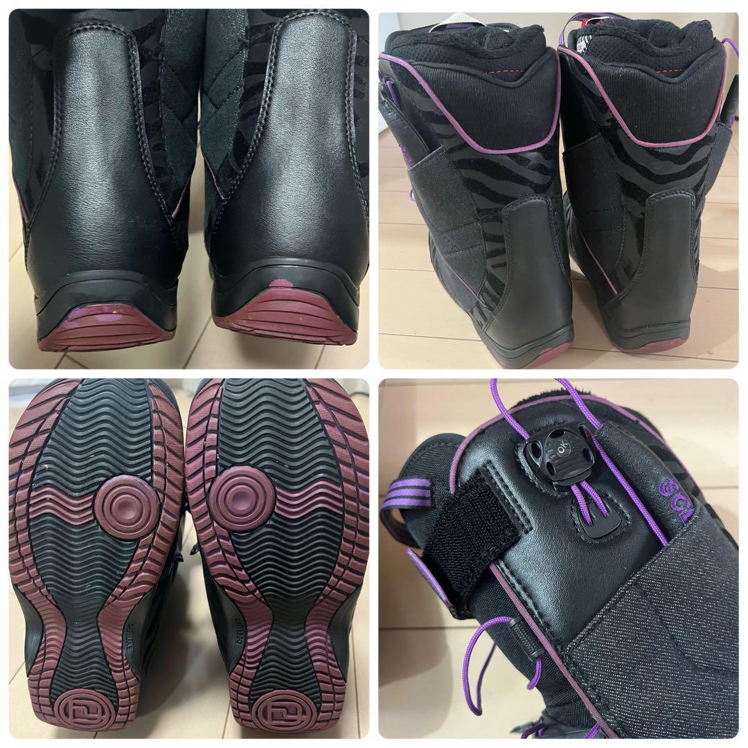 美品 DEELUXE ディーラックス スノーボードブーツ 23.5
