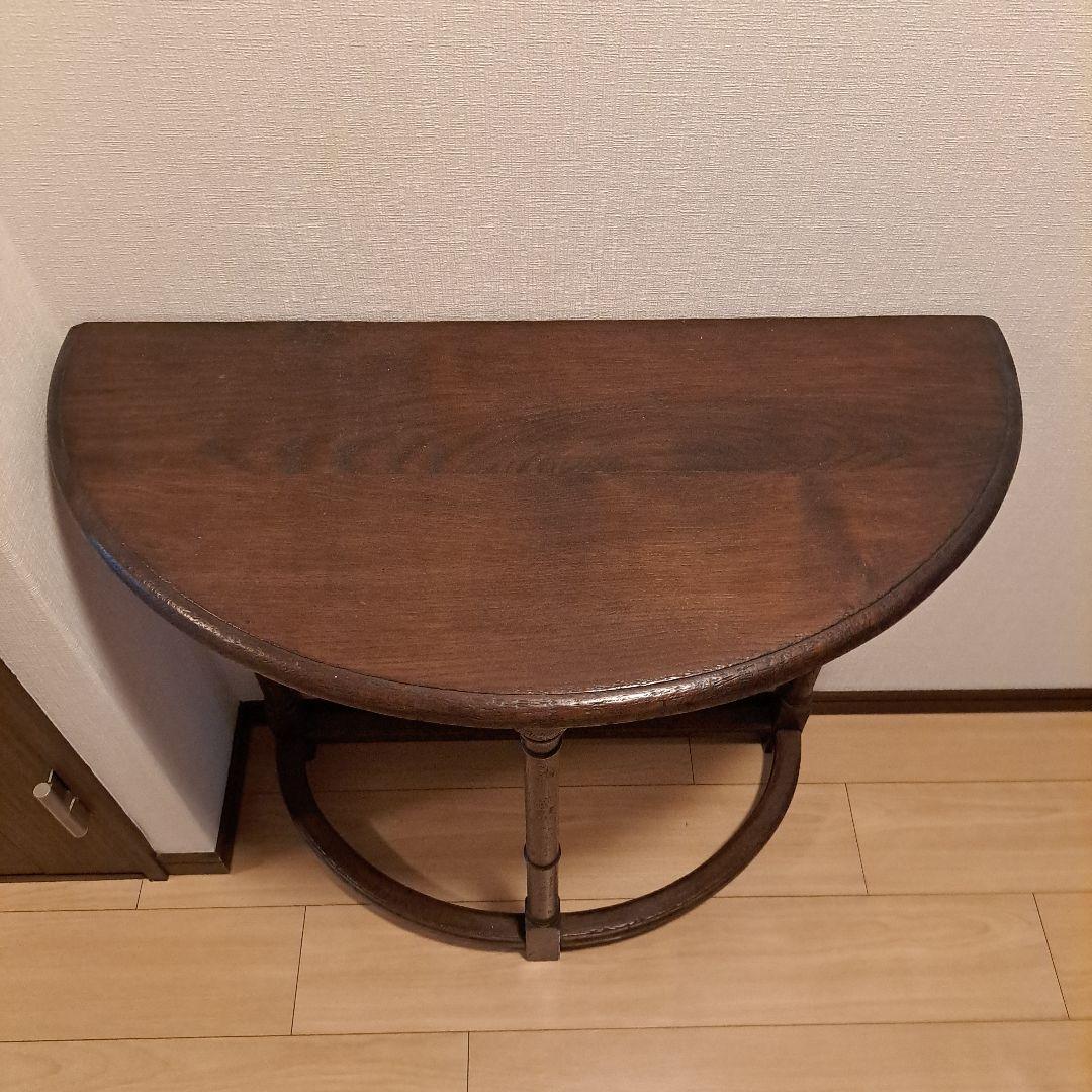 フランダースの家具やさん購入　重厚飾り棚アンティークヨーロッパ輸入家具近隣お届け