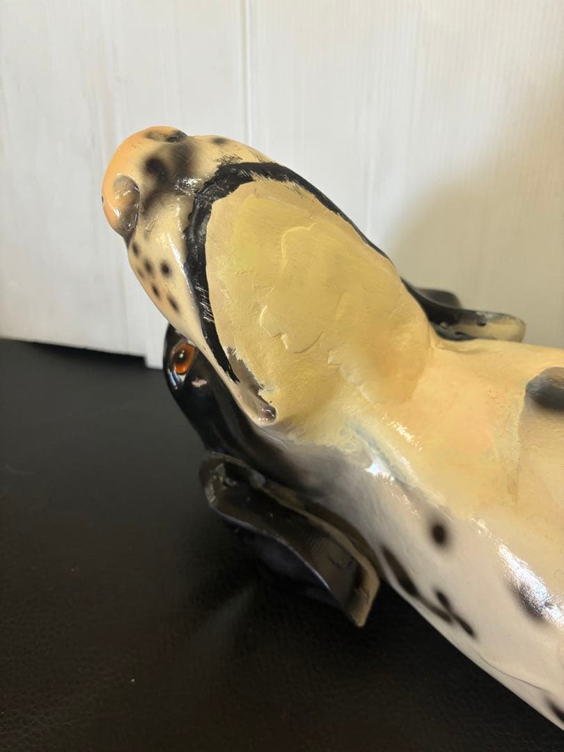 【希少‼️】ダルメシアン　犬の置物　FRP 素材