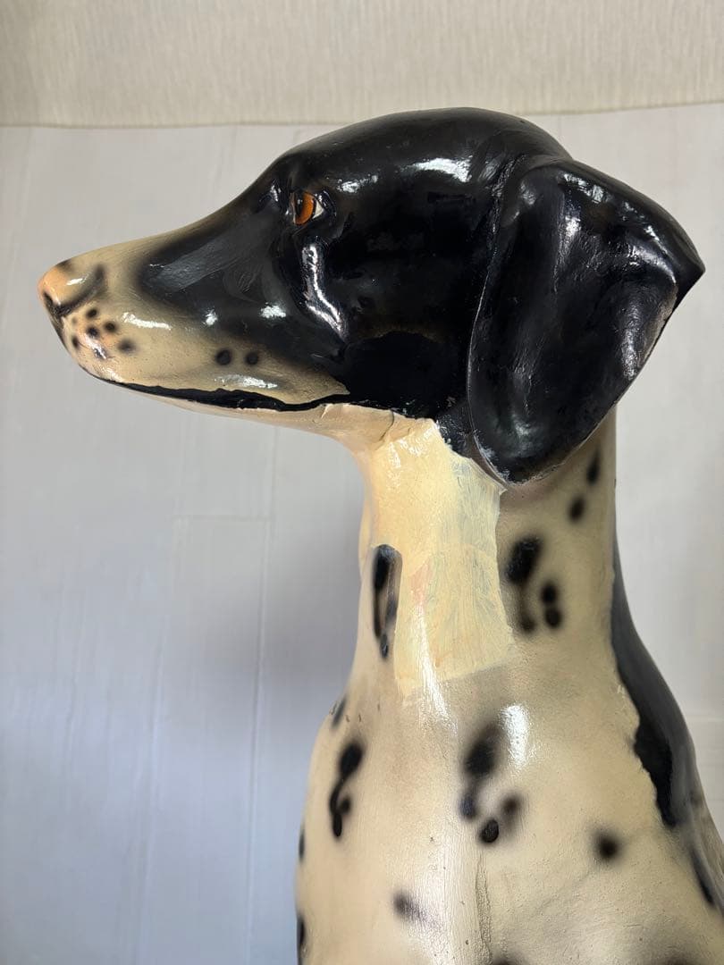【希少‼️】ダルメシアン　犬の置物　FRP 素材
