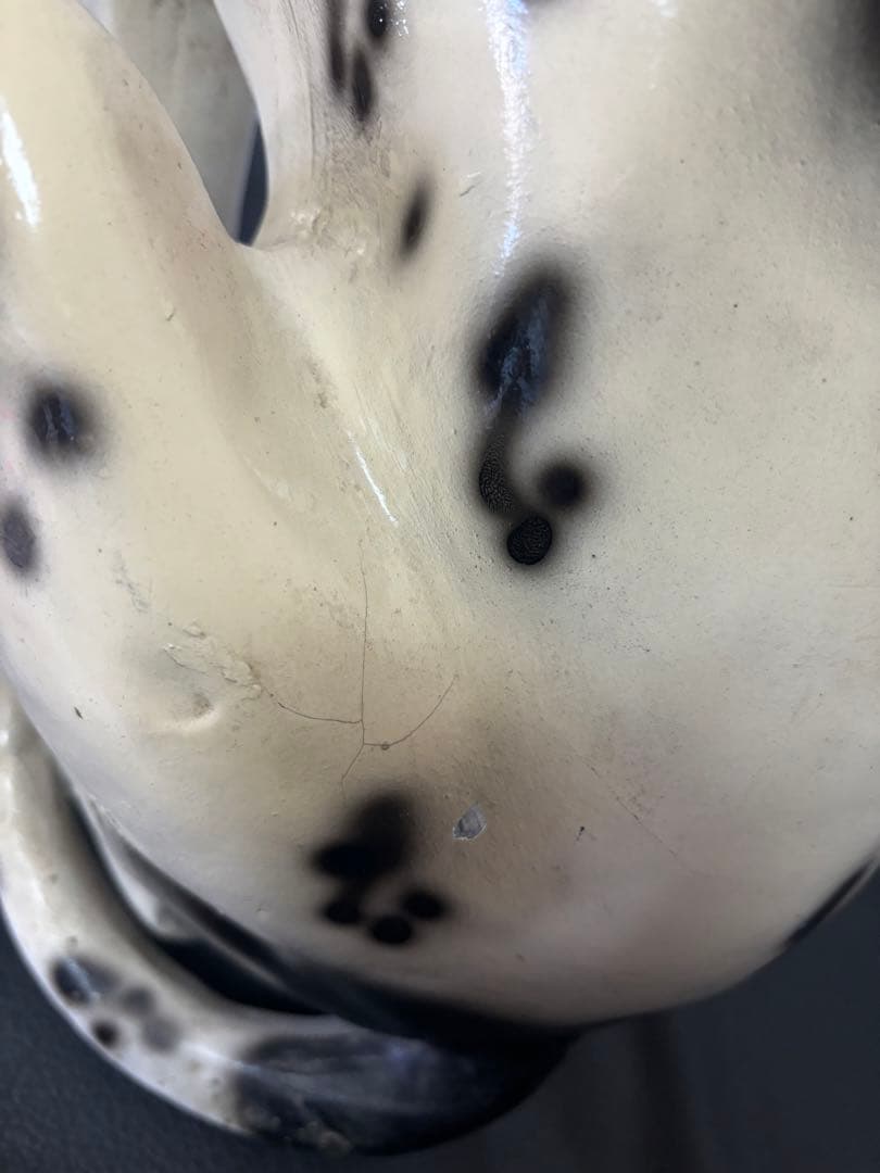 【希少‼️】ダルメシアン　犬の置物　FRP 素材