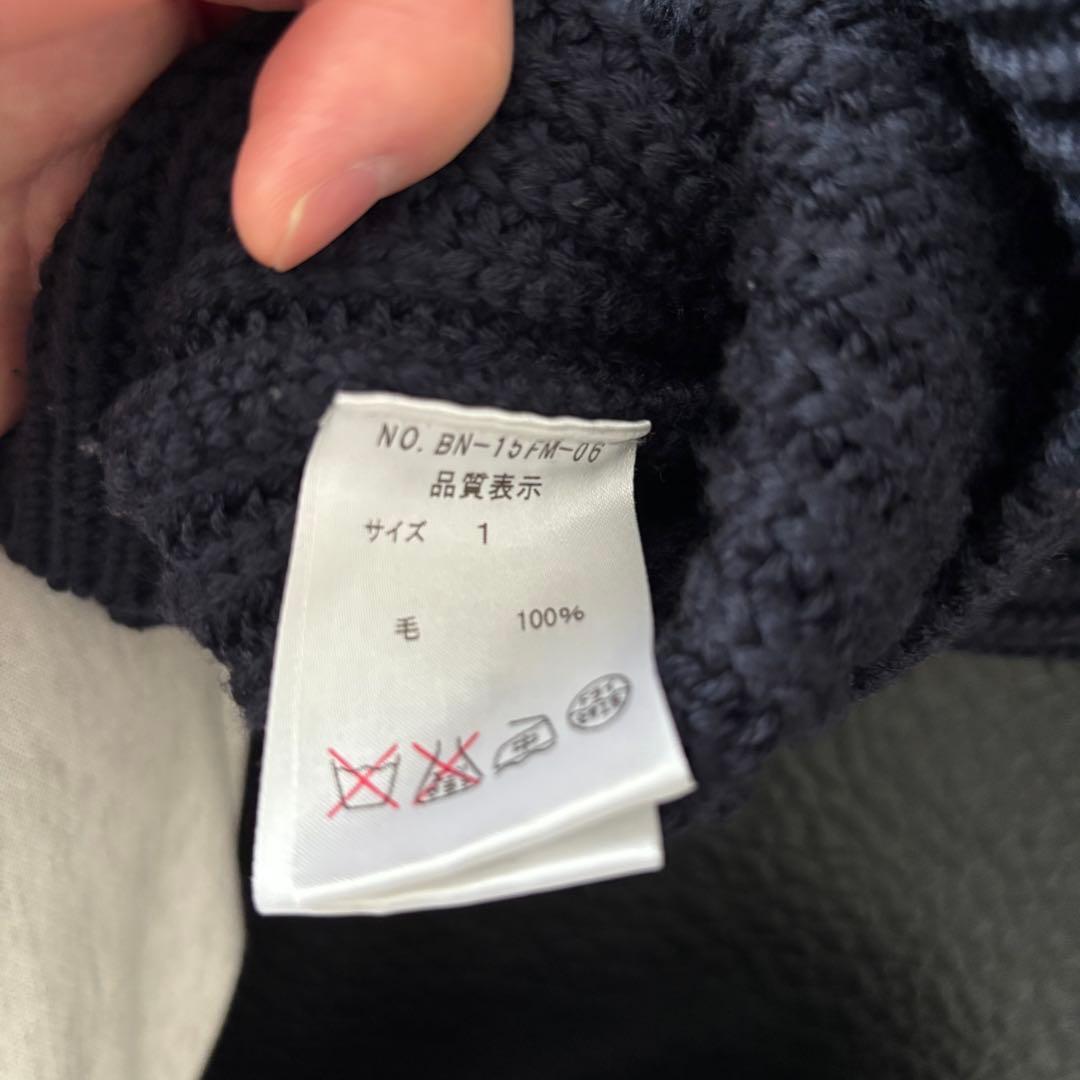 BATONER シグネチャーニット　ネイビー　サイズ1