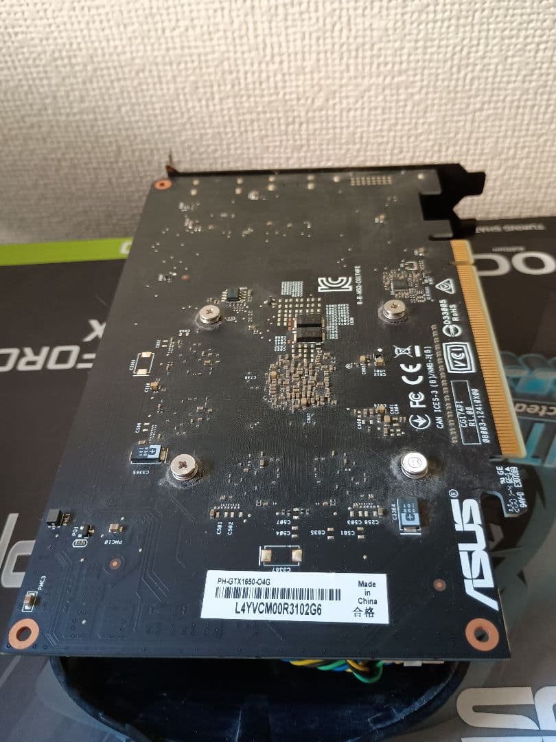 中古　ASUS GTX 1650 グラフィックボード 本体