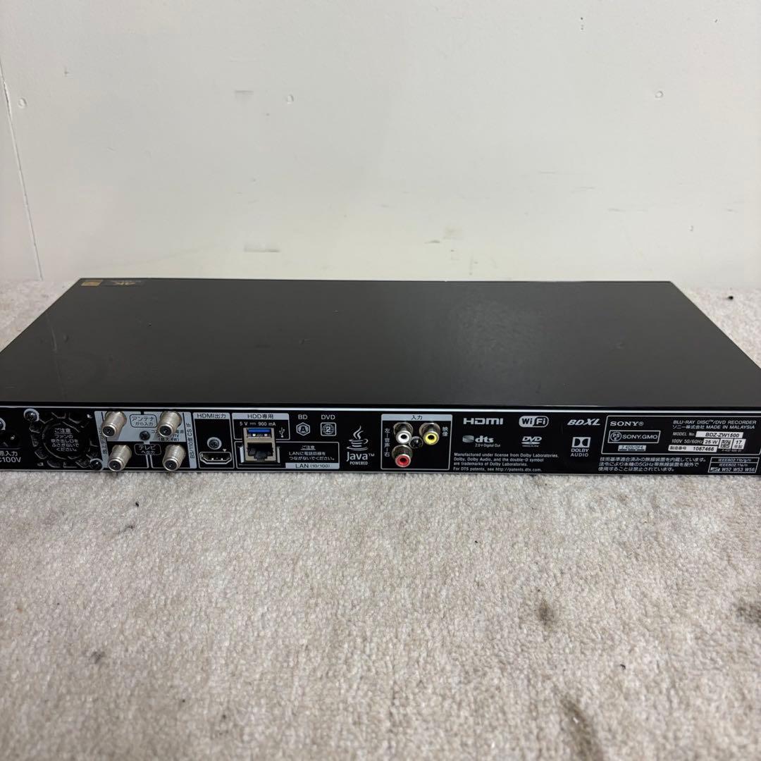 950　ブルーレイレコーダー　SONY　　1TB　2チューナ　送料無料
