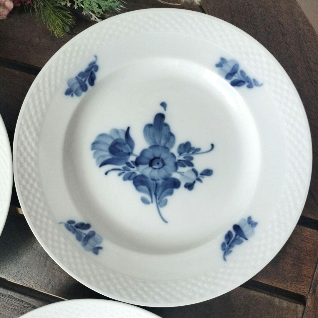 ロイヤルコペンハーゲン ブルーフラワー プレート5枚セット（直径21.5センチ）