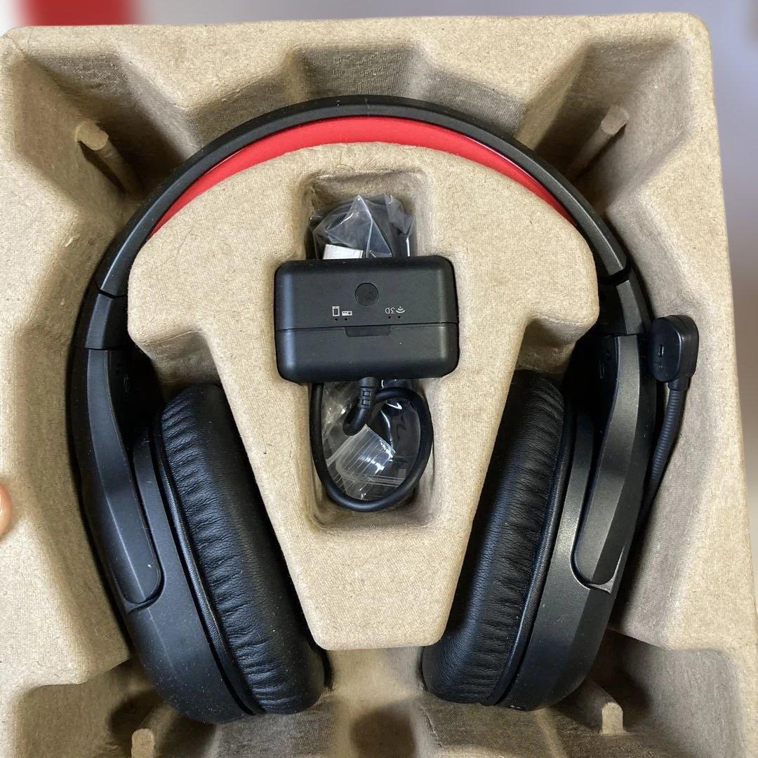 エレコム ゲーミングワイヤレスヘッドセット HS-GMW100BK