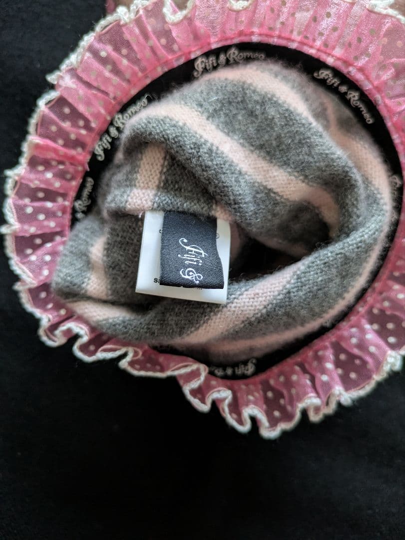 フィフィアンドロメオ　カシミア　カップケーキ　グレー　Ｓサイズ