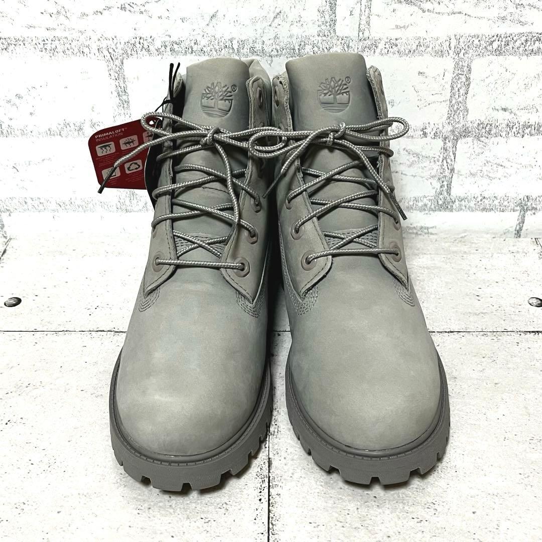 未使用級【ティンバーランド】６インチプレミアムウォータープルーフ♡グレー23.5