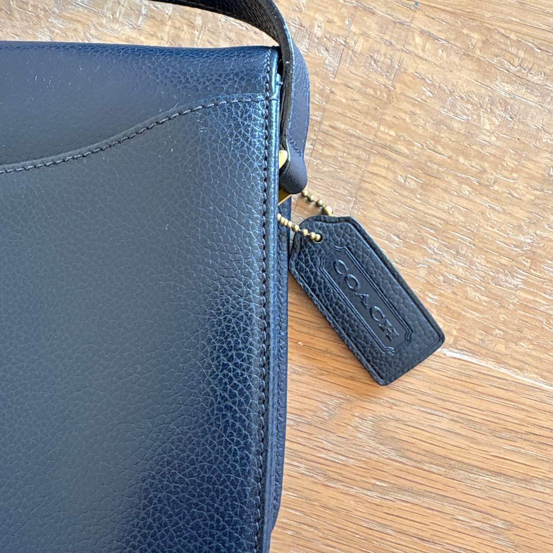 【COACH】オールドコーチ　レザー ショルダーバッグ