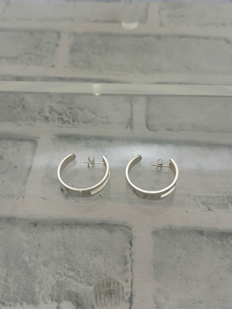 超美品　オールドグッチ　GUCCI カットアウトG フープピアス　トムフォード期