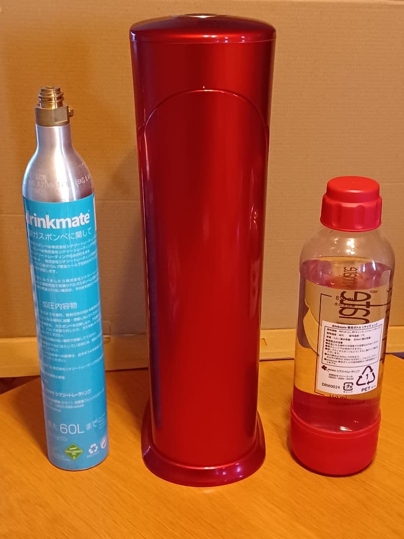drinkmate 炭酸水メーカー レッド