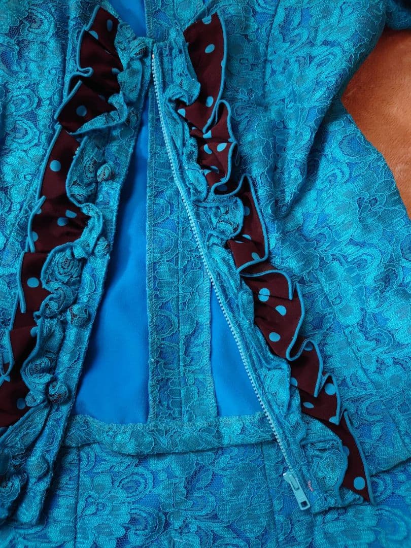 イベリア　フラメンコ衣装　　ツーピース　１点物