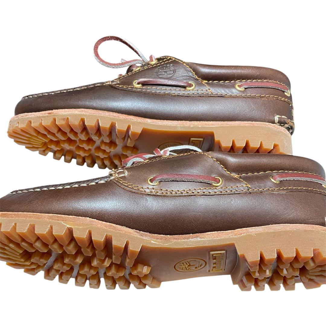 【新品】【未使用】24.5cm ティンバーランド 3eye モカシン ブラウン