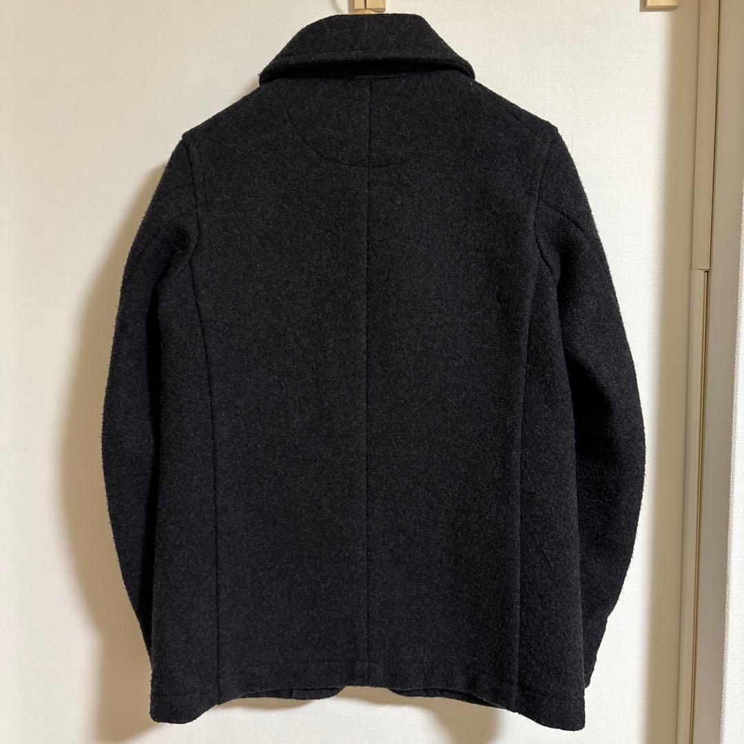 DANTON ウールモッサ　ジャケット　ダークグレー　38