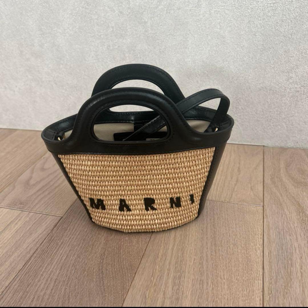 MARNI マルニ Tropicalia micro ブラックレザー