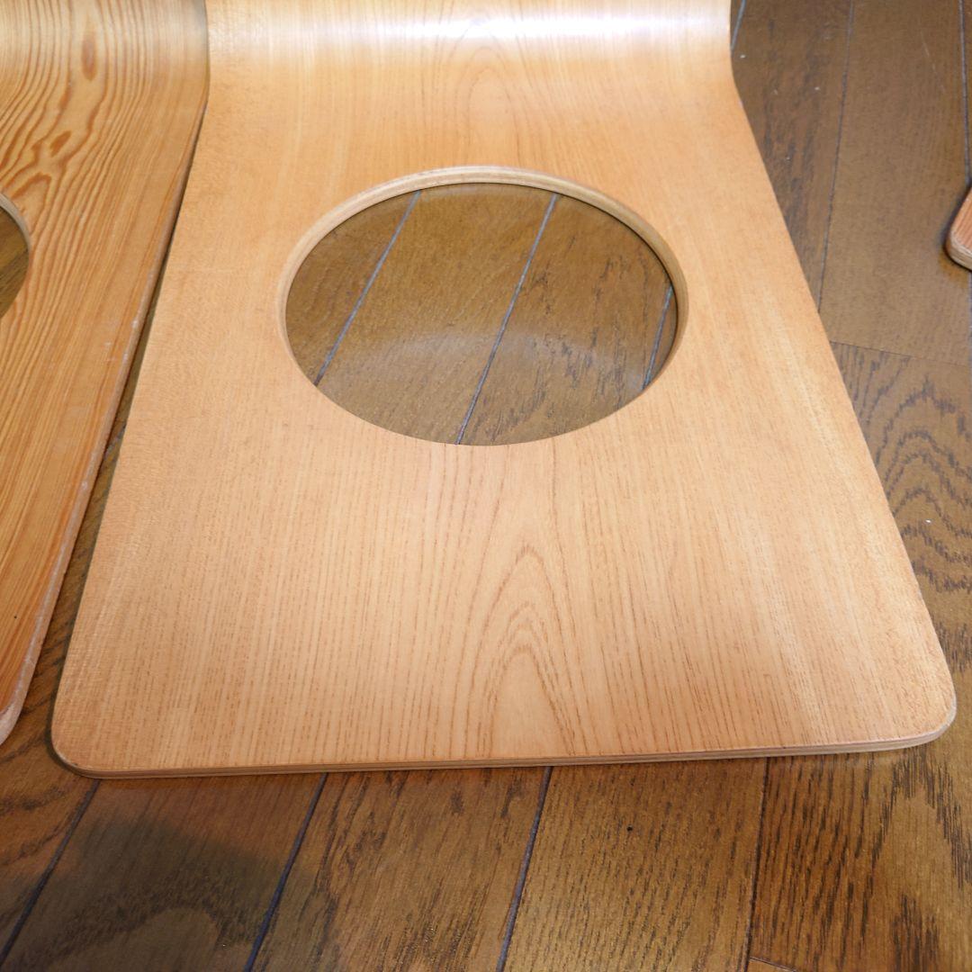 天童木工　座椅子4脚　S-5046KY-ST 藤森健二　①